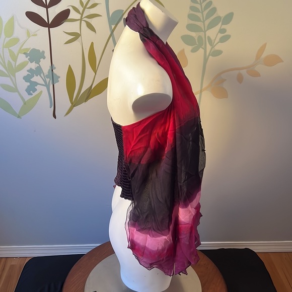 4/$20 Bebe scarf Top - Picture 5 of 7